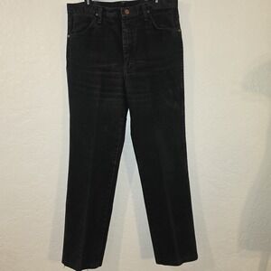 Wrangler Jeans Mens 34 x 36 Black Cowboy 936WBK Western Rodeo Denim